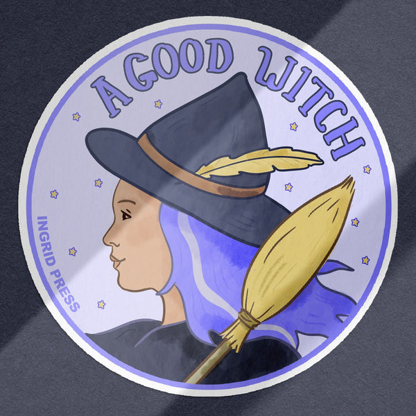 A Good Witch Sticker