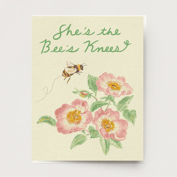 Bee's Knees Rose Card L-118