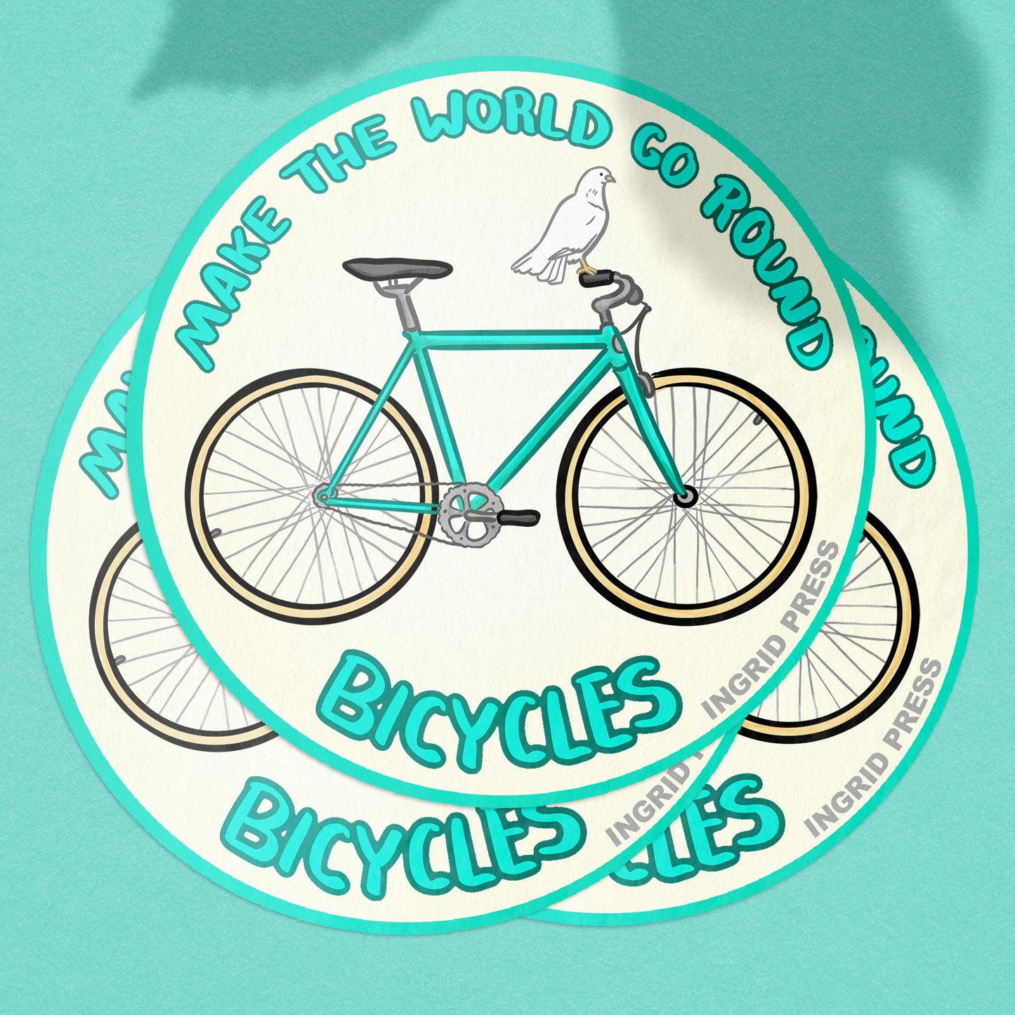 Bikes Die-Cut Sticker