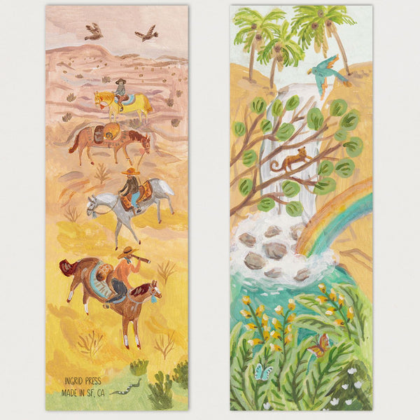 Desert Oasis Double-Sided Bookmark