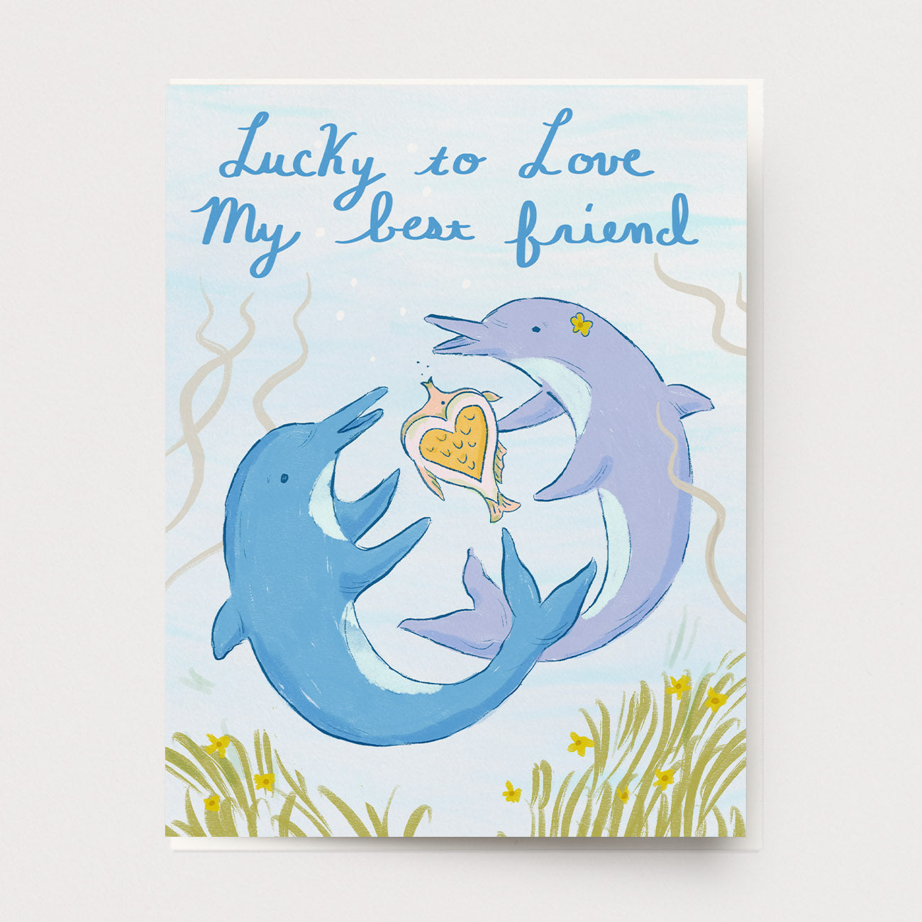 Dolphin Love Card L-119