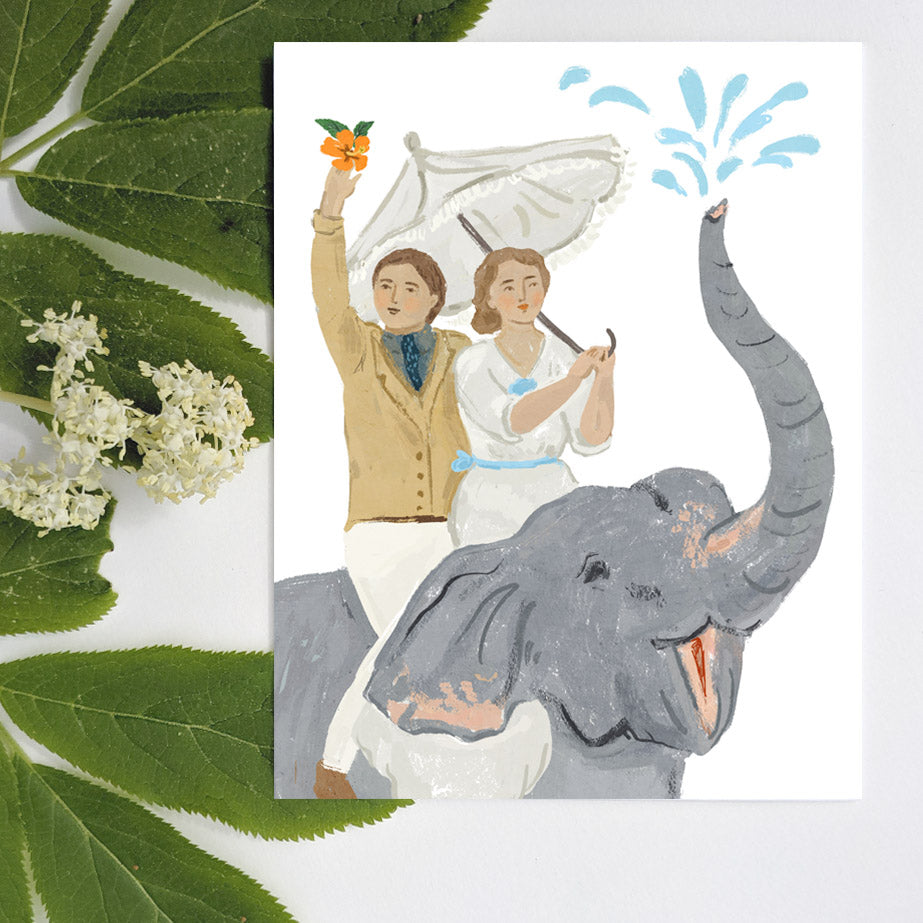 Elephant Journey Card