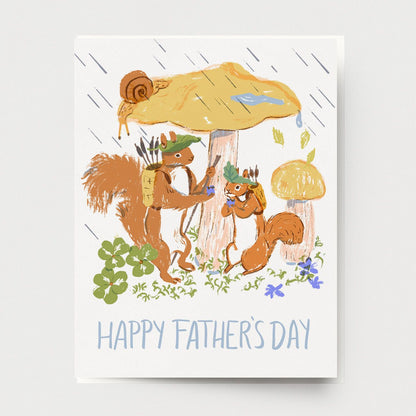 Father's Day Squirrels Greeting Card