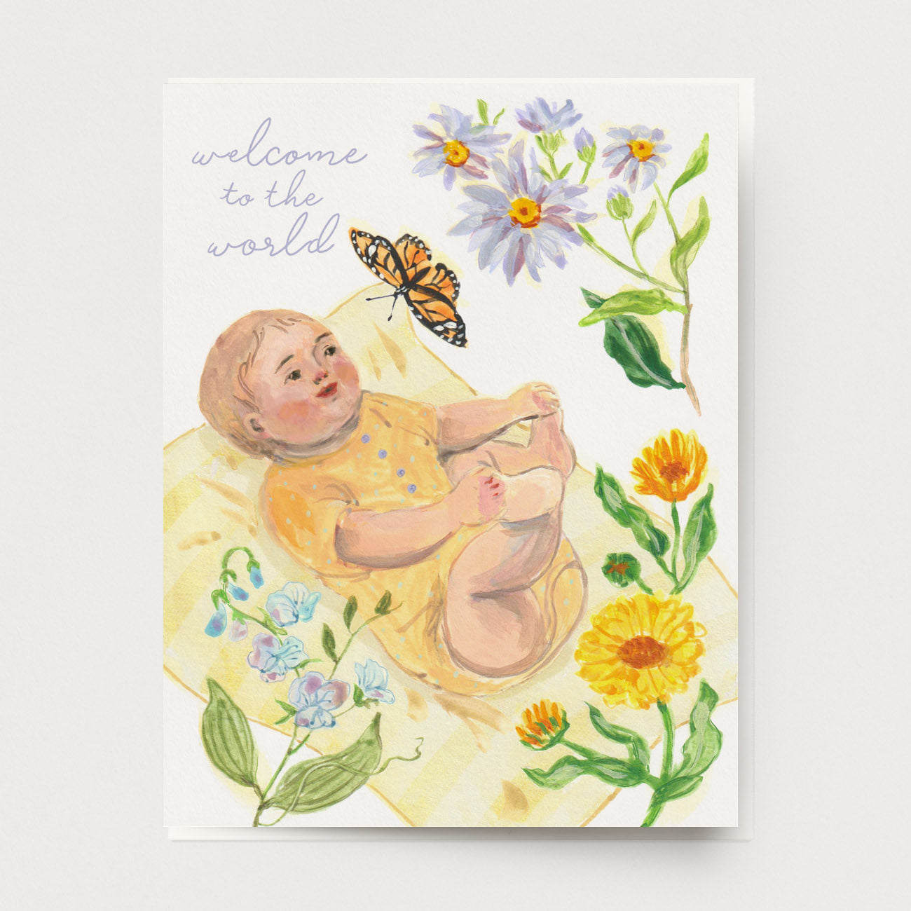Flower Baby Card B-106