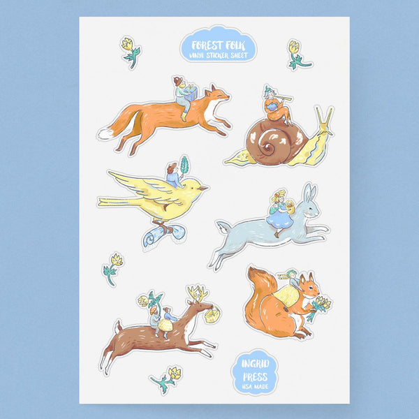 Forest Folk Sticker Sheet 104-SS