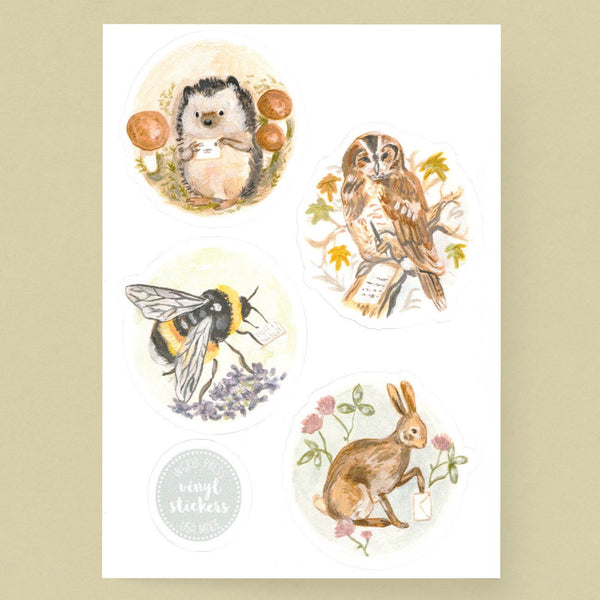 Forest Penpal Sticker Sheet 105-SS