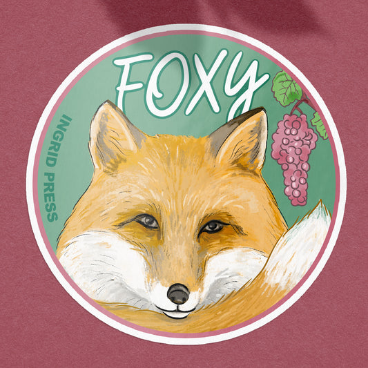 Foxy Die-Cut Sticker