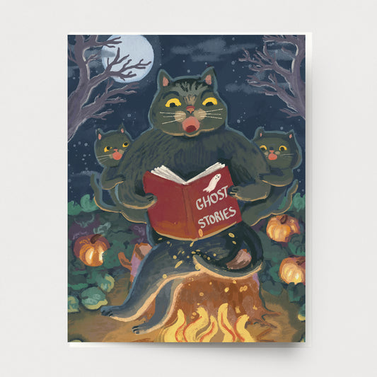 Ghost Stories Cats Card HA-111