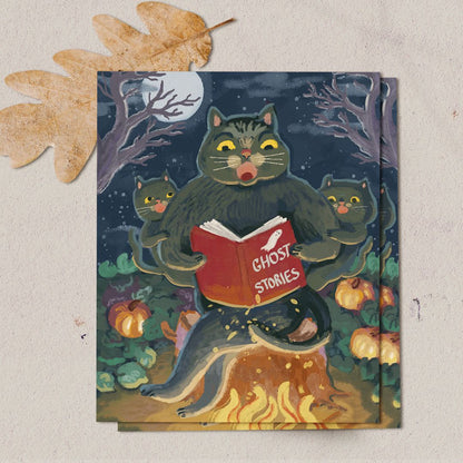 Ghost Stories Cats Card HA-111