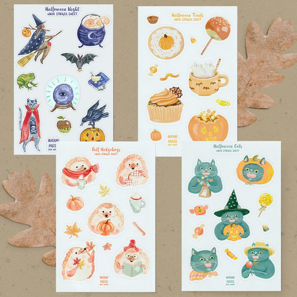 Fall + Halloween Sticker Sheet Bundle