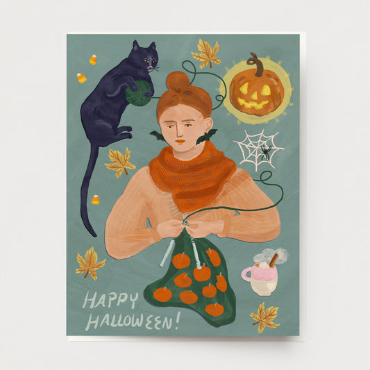Halloween Girl Card HA-106