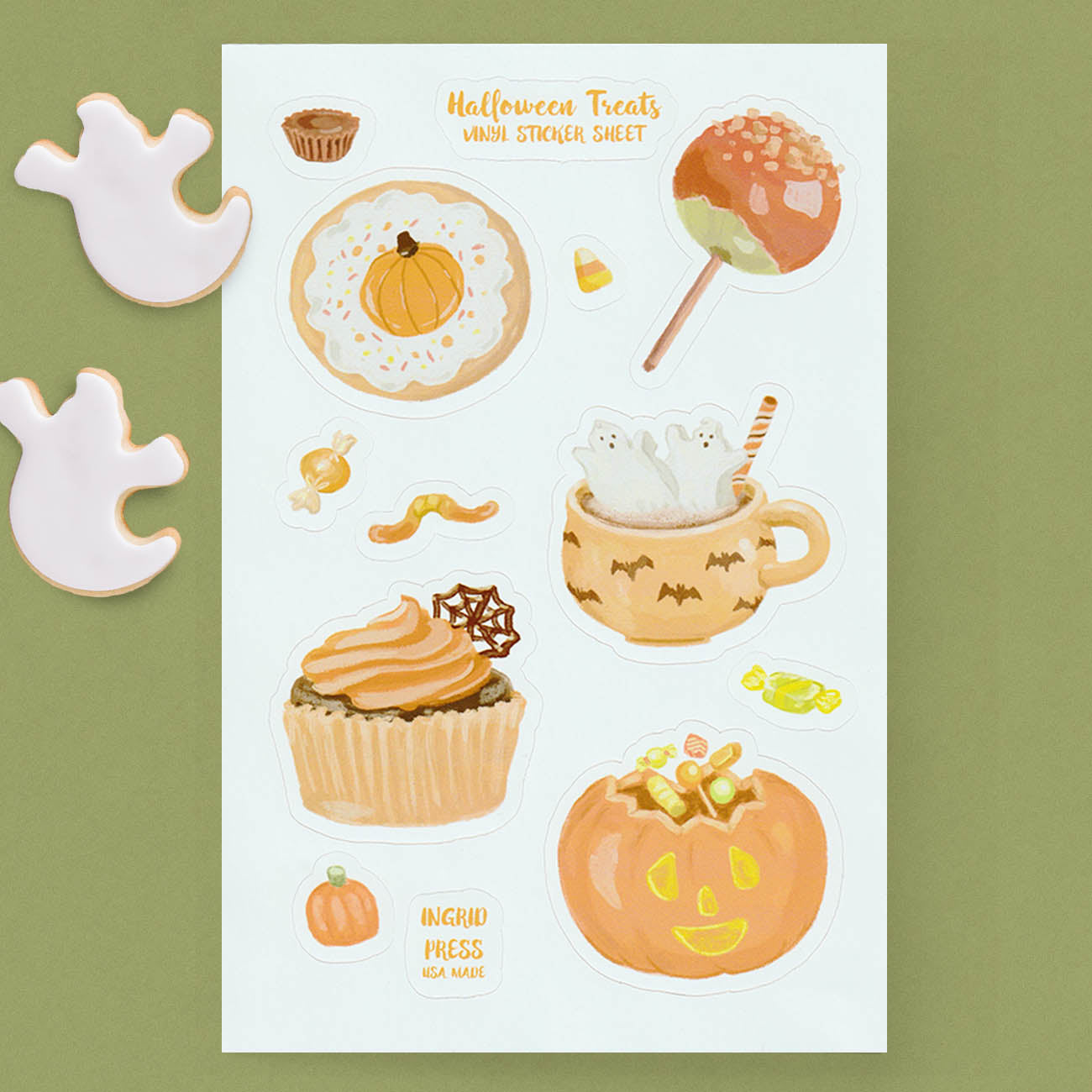 Halloween Treats Sticker Sheet 109-SS