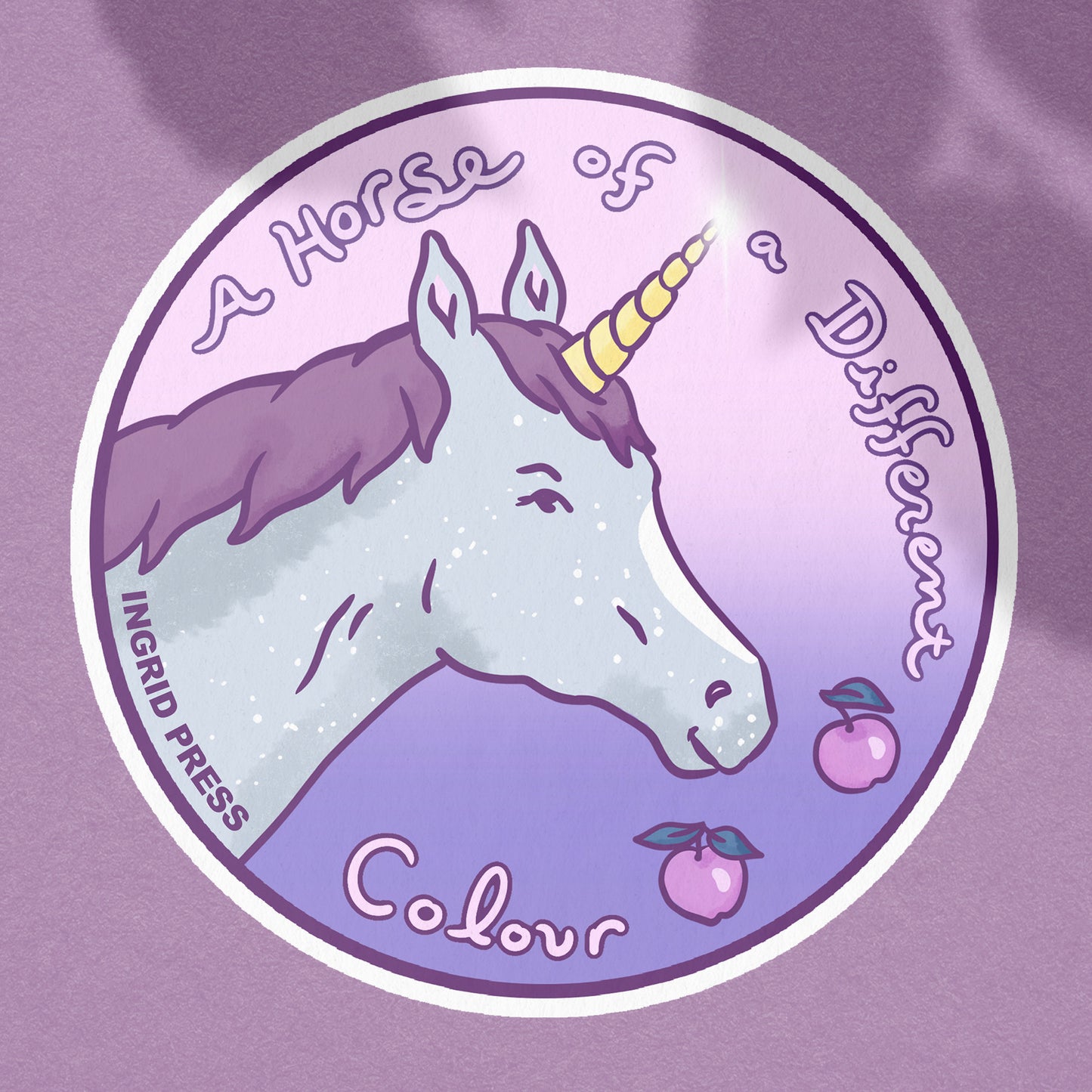 Horse of a Different Colour Die-Cut Sticker