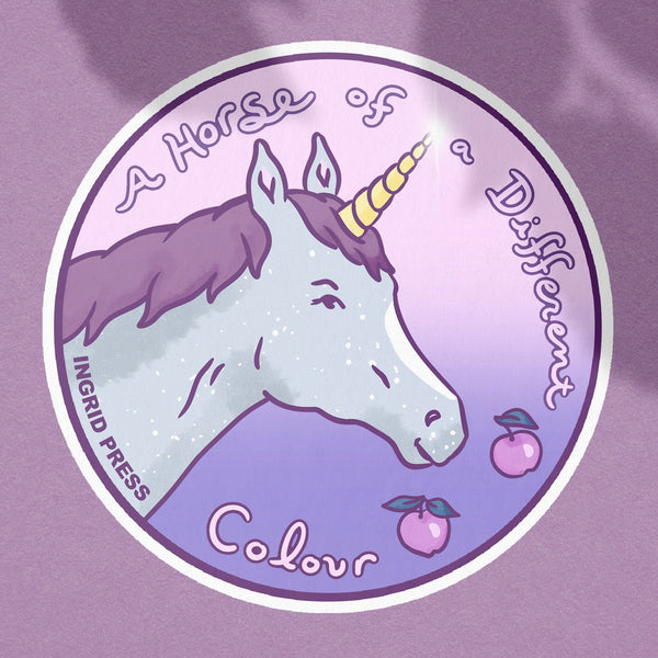 Horse of a Different Colour Sticker