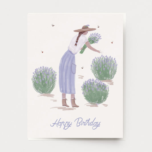 Lavender Gardener Card BD-112