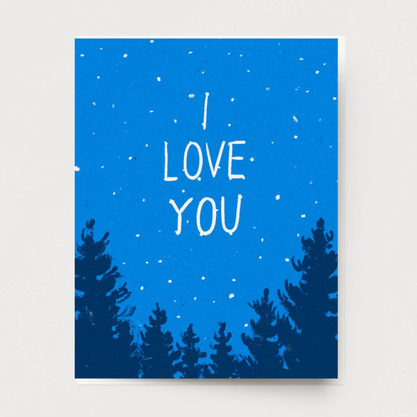 Love Night Sky Card L-113