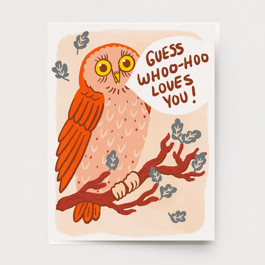 Love You Owl Card L-111