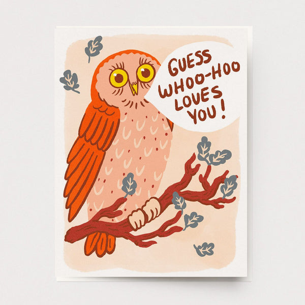 Love You Owl Card L-111