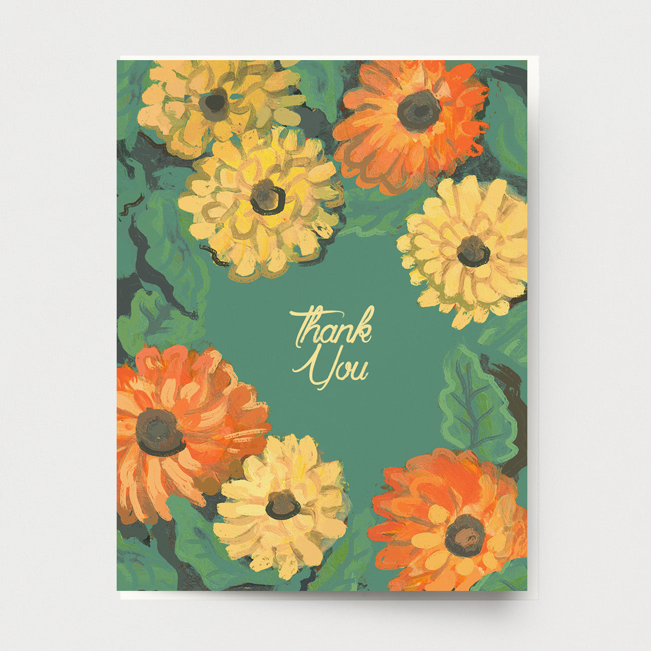 Marigold Thank You Card T-107