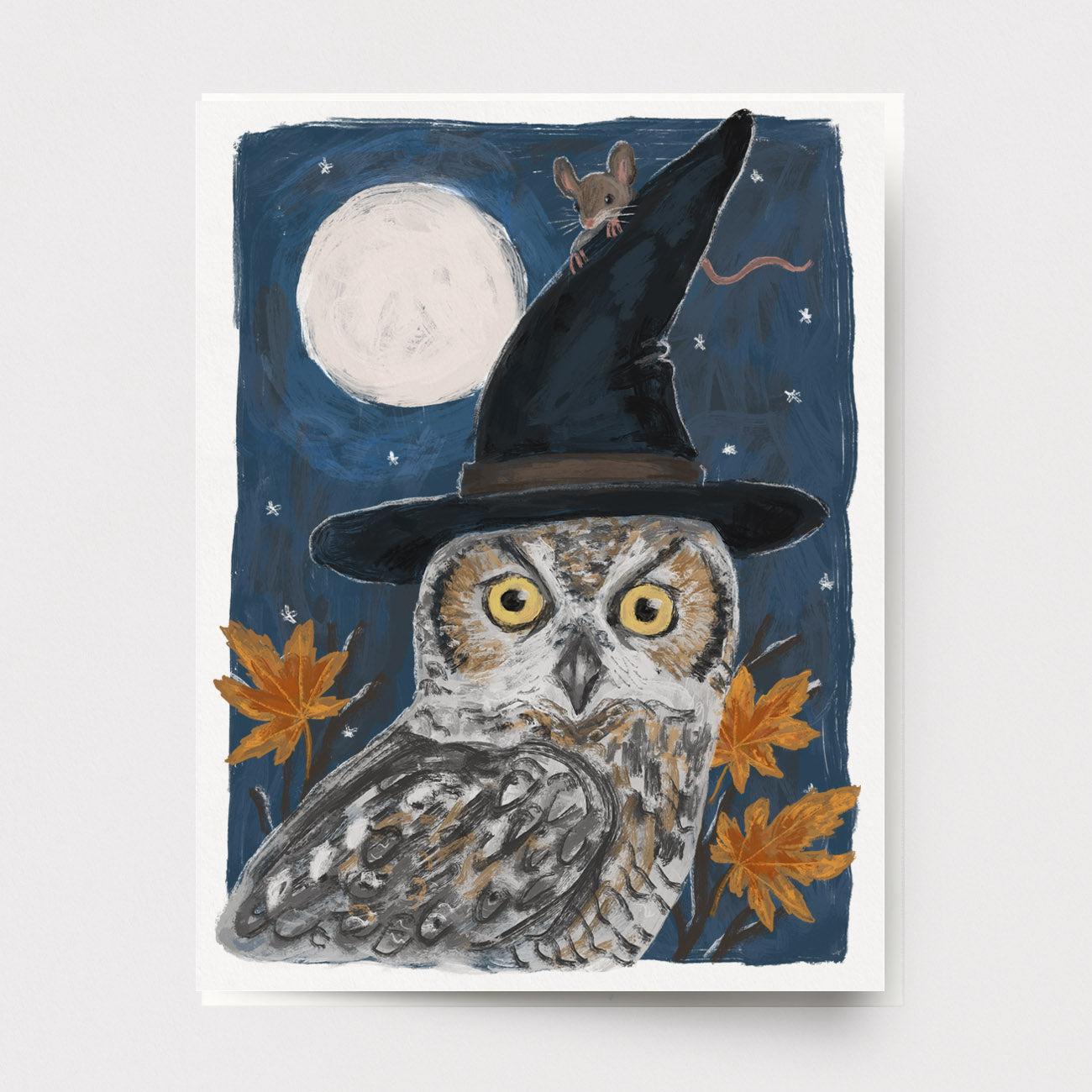 Owl and Mouse Card
