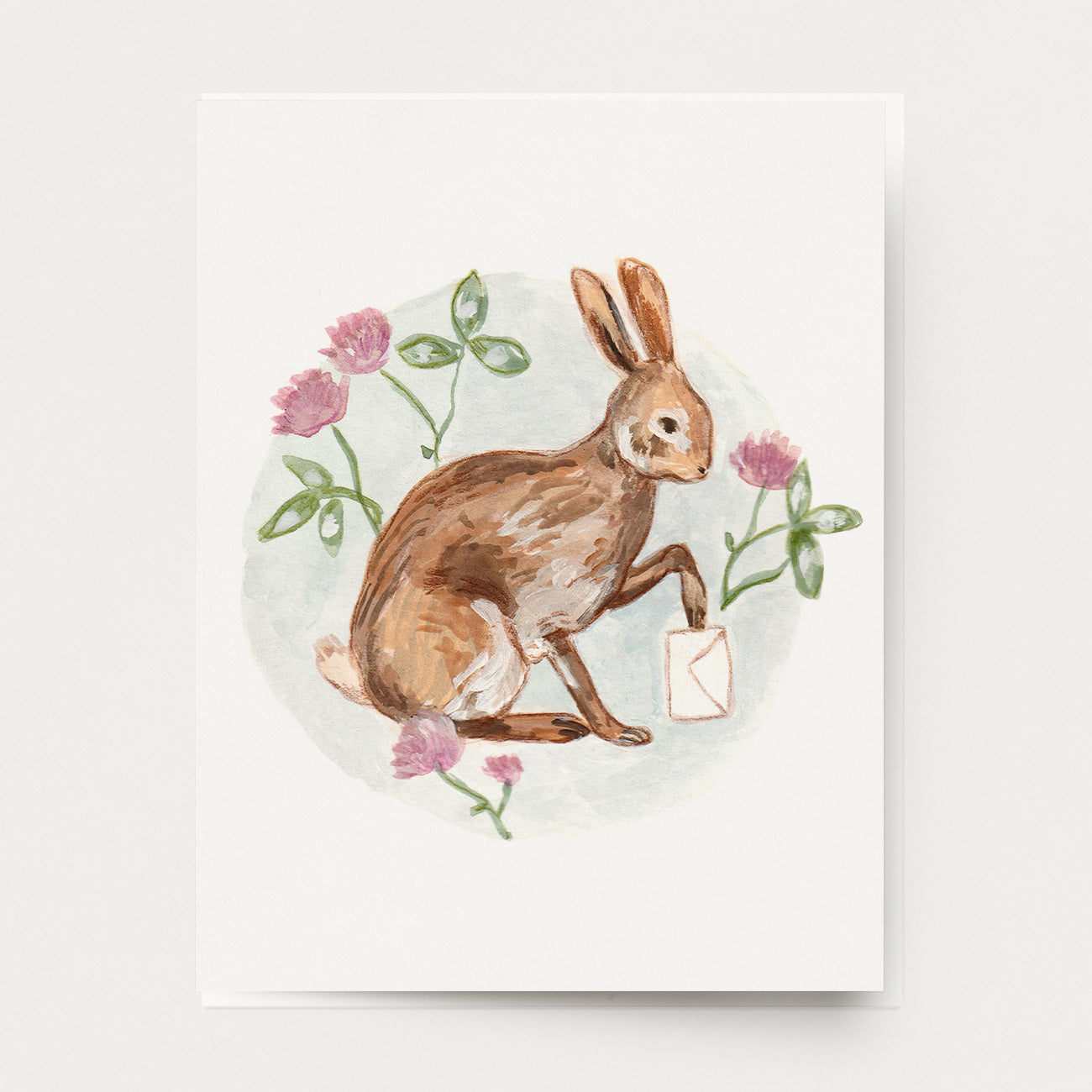 Rabbit Penpal Card