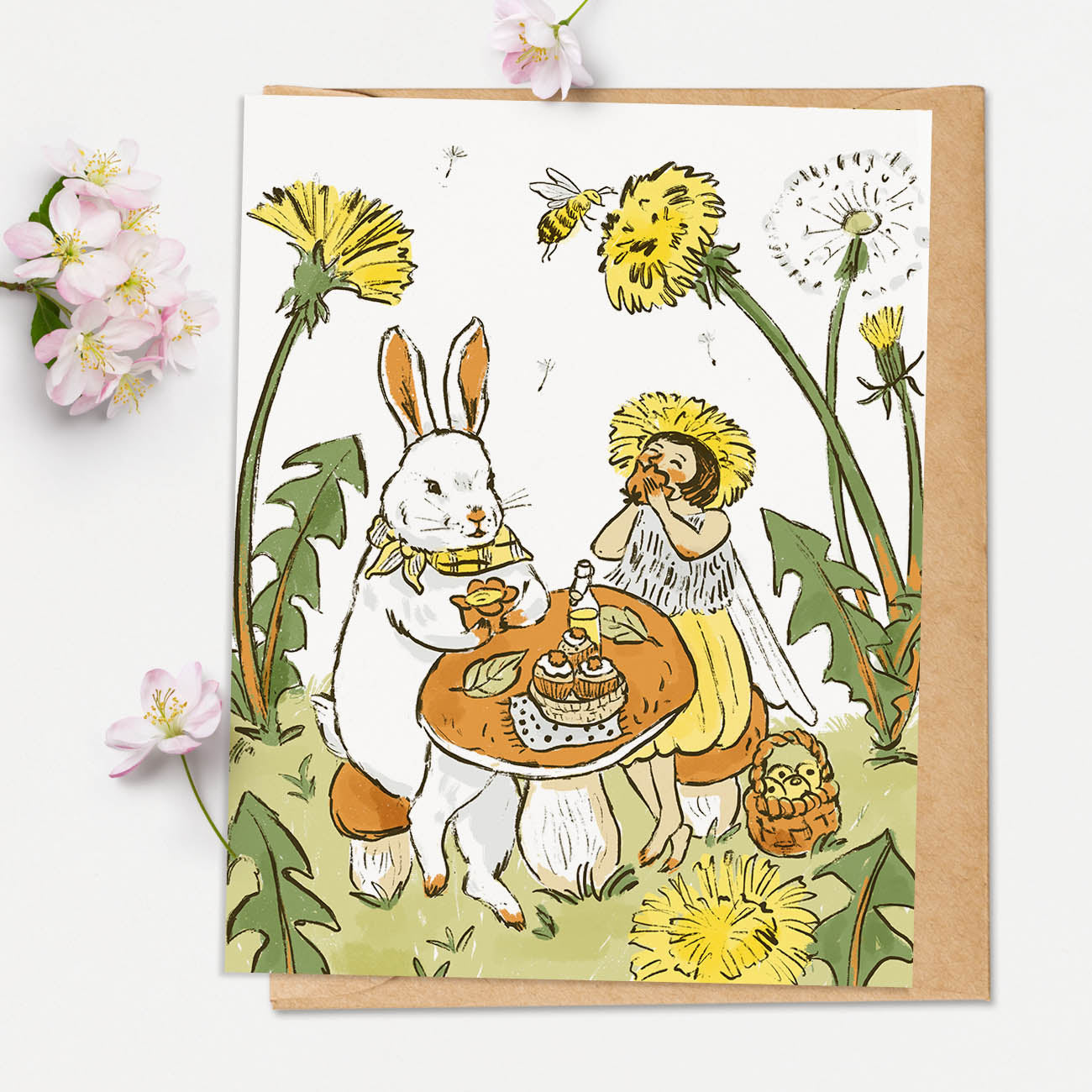 Rabbit Picnic Card - Special Edition