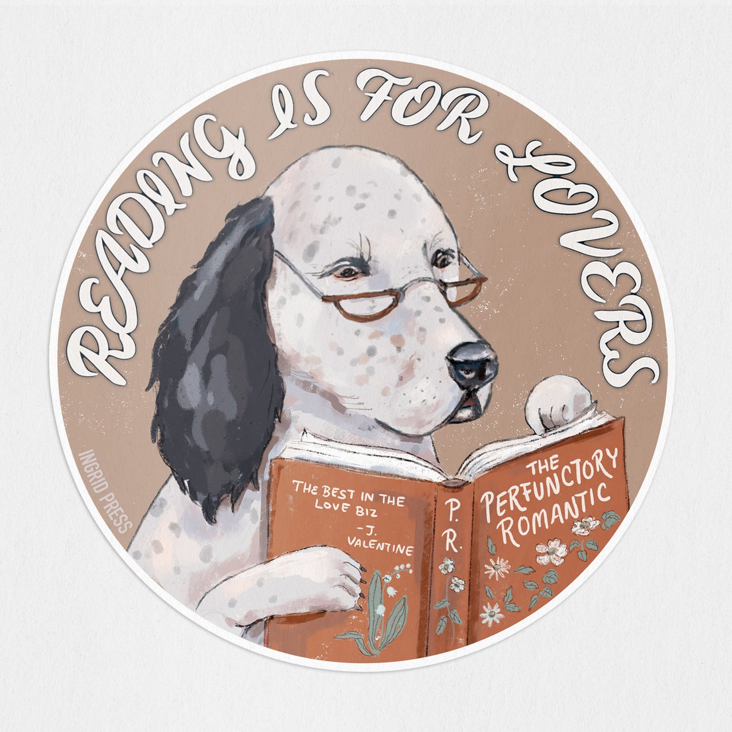 Reading is for Lovers Die-Cut Stickers