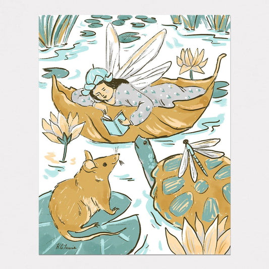 River Stories Paper Print