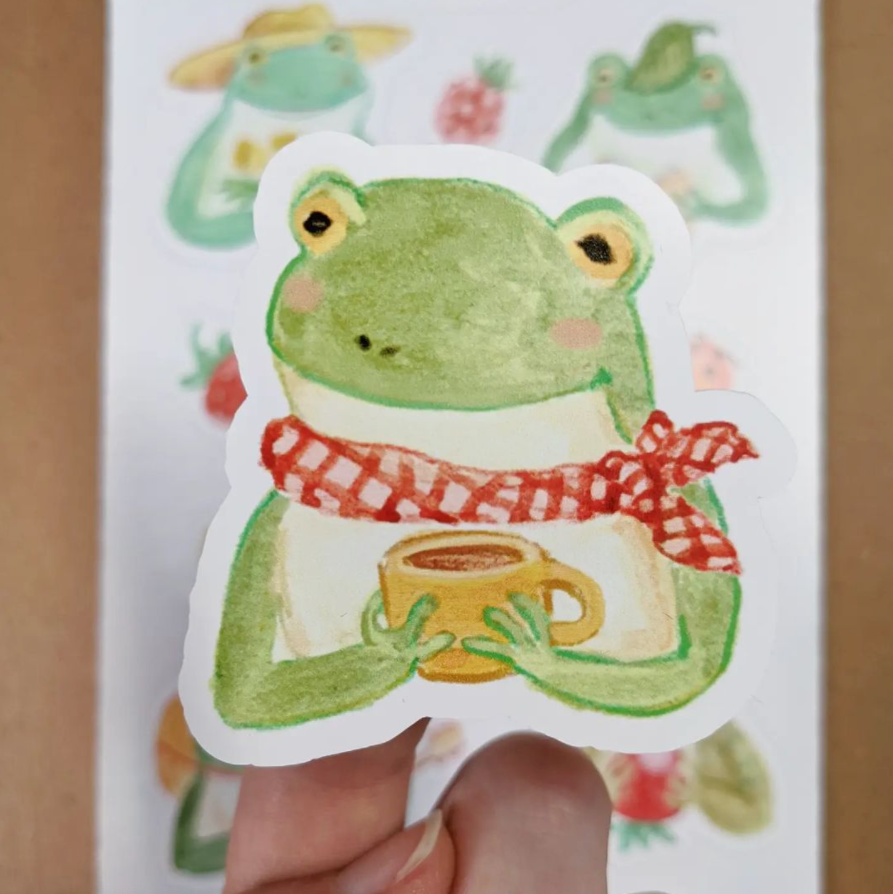 Happy Frog Sticker Sheet 110-SS
