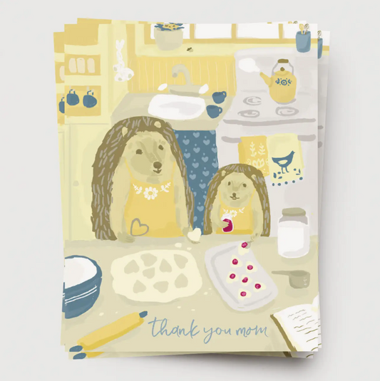 Hedgehogs in the Kitchen 6-card Set