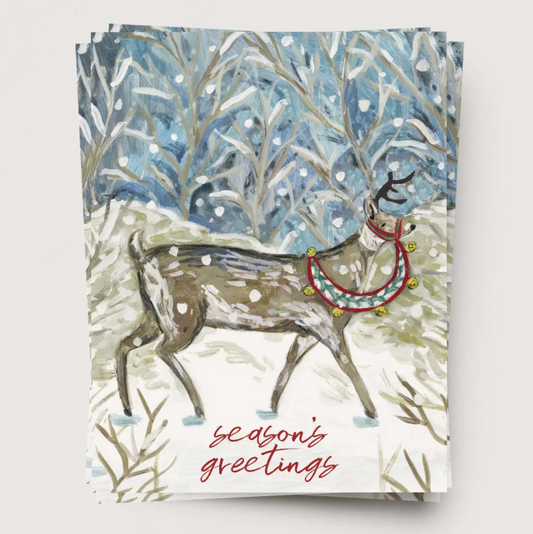 Holiday Reindeer 6-card Set
