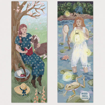 Summer Country Day Double-Sided Bookmark 16 Set