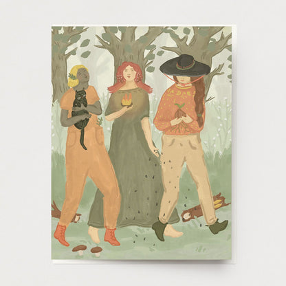 Walking Sisters Card U-129
