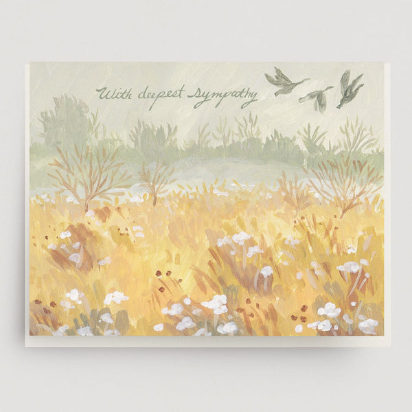 Wild Geese Sympathy Card E-106