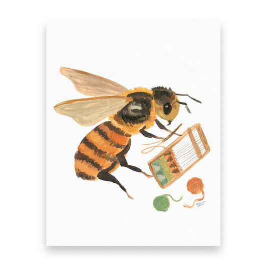 Weaving Bee 10 Postcards U-144-P