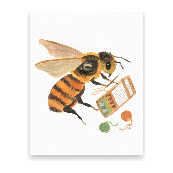 Weaving Bee 10 Postcards U-144-P