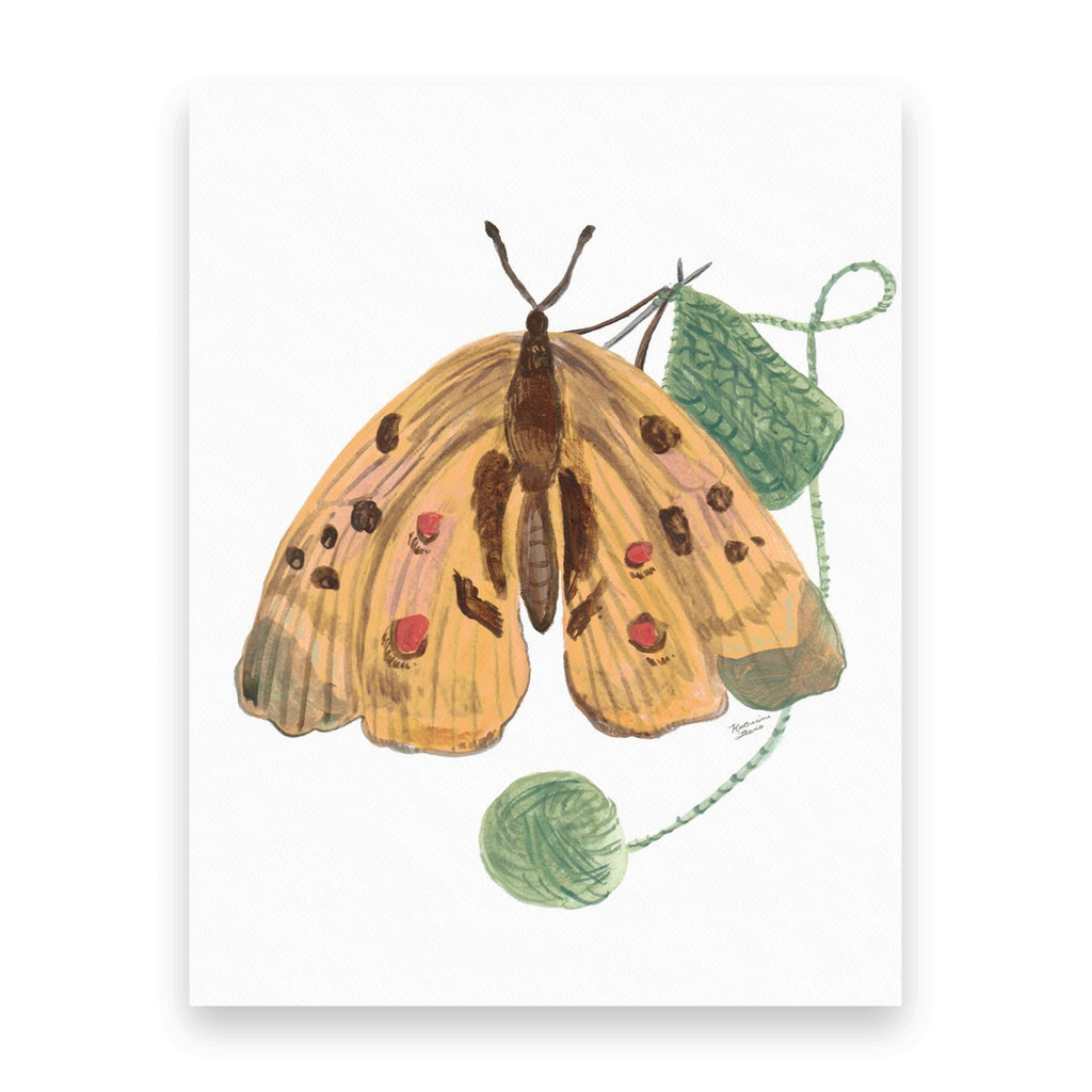 Knitting Butterfly | 10 Postcards
