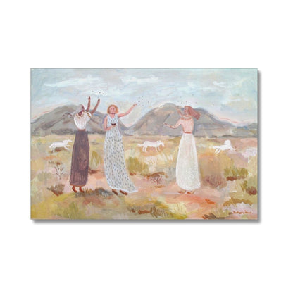 Planting the Desert Canvas Print 109-CP