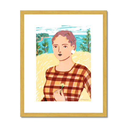 Ocean Portrait l Antique Framed & Mounted Print