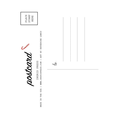 Holiday Raccoon 10 Postcards