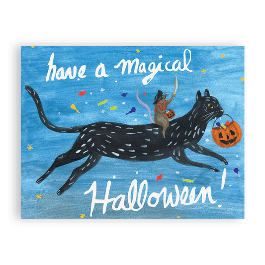 Halloween Cat 10 Postcards HA-101-P