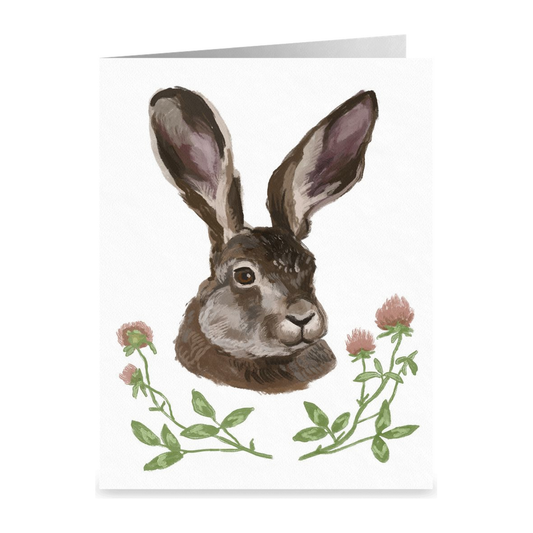 Rabbit Portrait Card